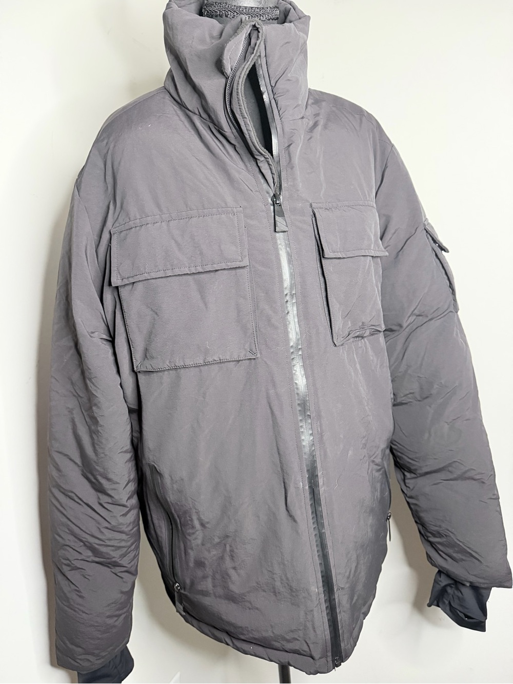 Noize Men's Midweight Puffer Jacket Black Size Large